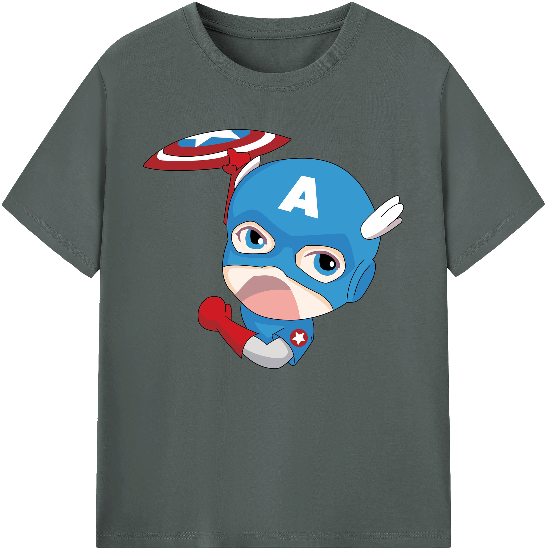 （画像用） アベンジャーズ The Avengers 綿100％ メンズ半袖Tシャツ｜肌触りやわらか＆通気性